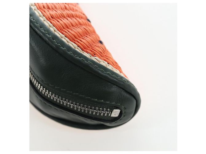 Monedero LOEWE de rafia Colección Paula's Visa Orange Auth bs36956M Naranja - vista 16