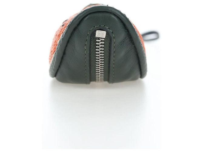 Monedero LOEWE de rafia Colección Paula's Visa Orange Auth bs36956M Naranja - vista 3
