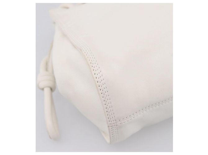 LOEWE Handtasche aus Leder weiß silber authentisch 203231A - Ansicht 14