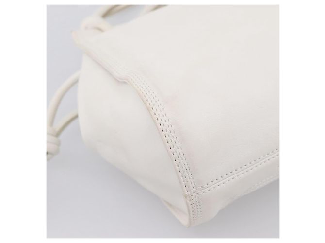 LOEWE Handtasche aus Leder weiß silber authentisch 203231A - Ansicht 16