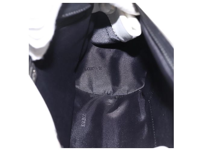 LOEWE Handtasche aus Leder weiß silber authentisch 203231A - Ansicht 18