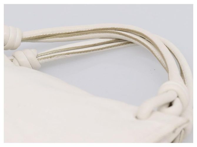 LOEWE Handtasche aus Leder weiß silber authentisch 203231A - Ansicht 8