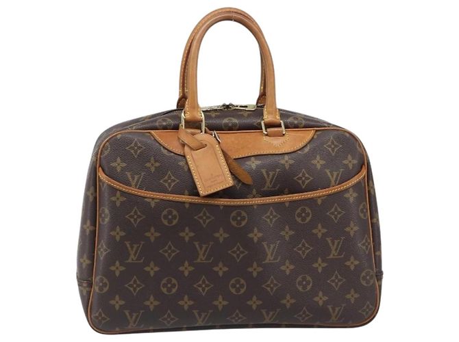 Borsa a mano LOUIS VUITTON Monogram Deauville M47270 LV Auth 201185 Monogramma - vista 13