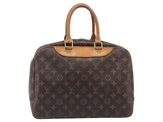 Borsa a mano LOUIS VUITTON Monogram Deauville M47270 LV Auth 201185 Monogramma - vista 2