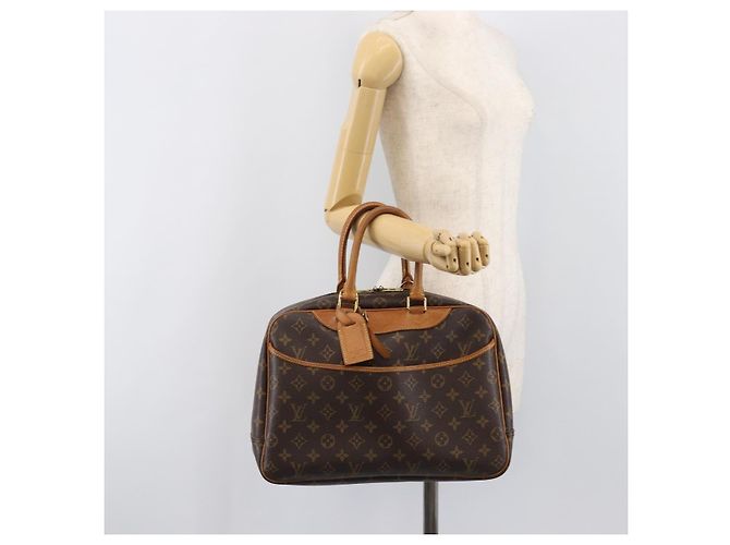 Borsa a mano LOUIS VUITTON Monogram Deauville M47270 LV Auth 201185 Monogramma - vista 27