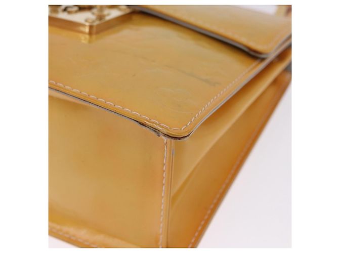 LOUIS VUITTON Monogram Vernis Spring Street Hand Bag Gris M91029 LV Auth 199465 Grigio - vista 17