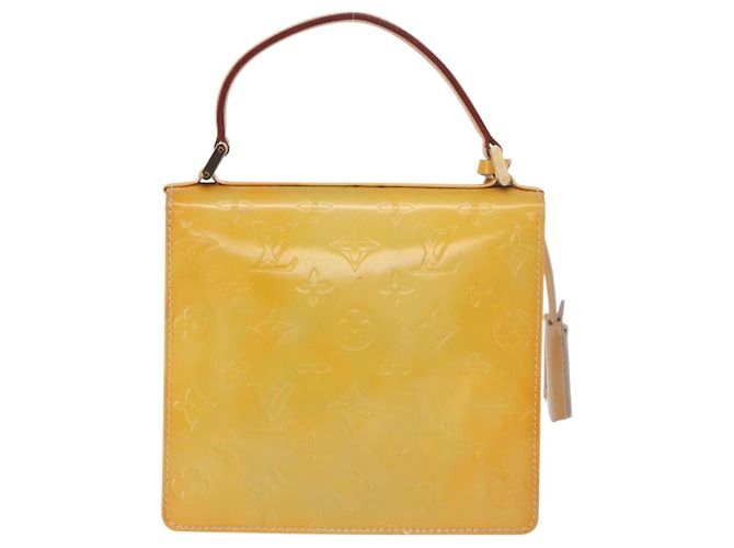 LOUIS VUITTON Monogram Vernis Spring Street Hand Bag Gris M91029 LV Auth 199465 Grigio - vista 2