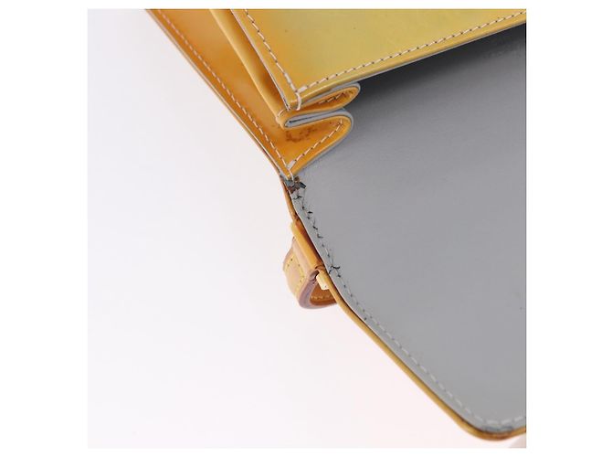 LOUIS VUITTON Monogram Vernis Spring Street Hand Bag Gris M91029 LV Auth 199465 Grigio - vista 23