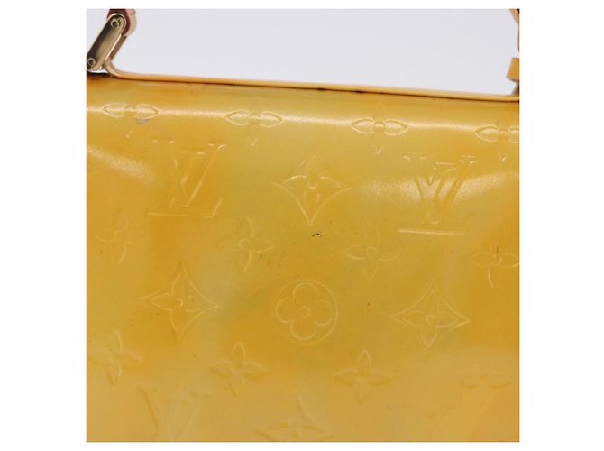 LOUIS VUITTON Monogram Vernis Spring Street Hand Bag Gris M91029 LV Auth 199465 Grigio - vista 3