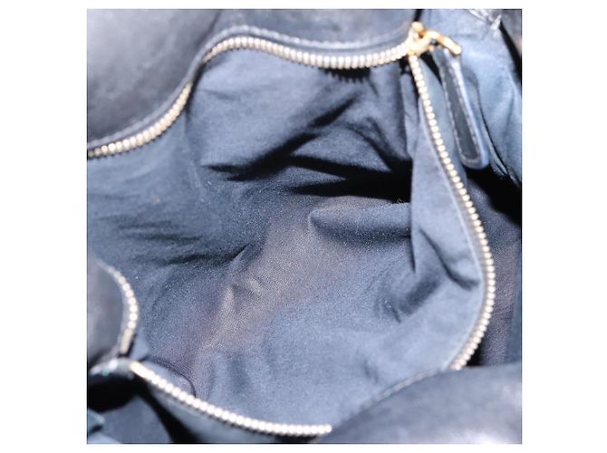 Borsa a mano Miu Miu in pelle 2way Nero Oro Auth 203800V D'oro - vista 24