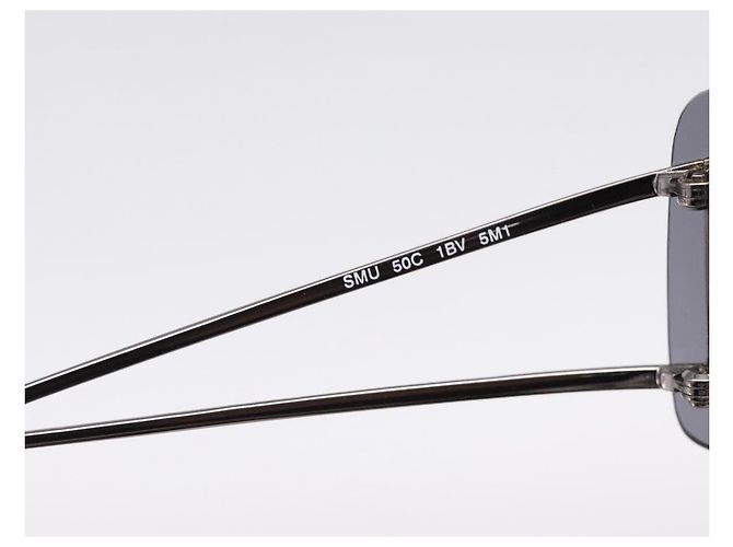 Miu Miu randlose Sonnenbrille Metall Black Auth BA15669V Schwarz - Ansicht 10