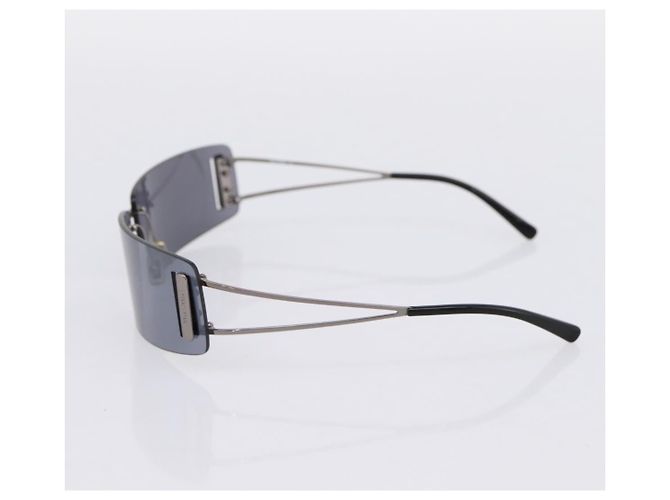 Miu Miu randlose Sonnenbrille Metall Black Auth BA15669V Schwarz - Ansicht 5