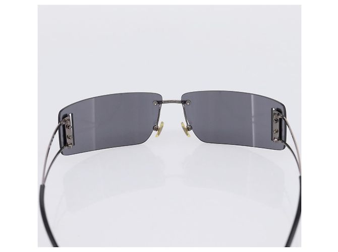 Miu Miu randlose Sonnenbrille Metall Black Auth BA15669V Schwarz - Ansicht 8