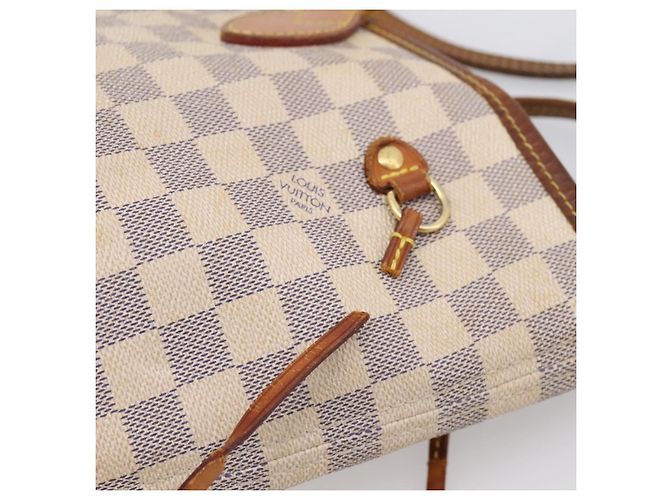 Borsa Tote LOUIS VUITTON Damier Azur Neverfull MM N41605 LV Auth 202468 - vista 10