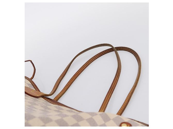 Borsa Tote LOUIS VUITTON Damier Azur Neverfull MM N41605 LV Auth 202468 - vista 14