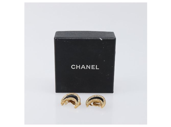 CHANEL Ohrringe Metall Gold Tone CC Auth 203053V - Ansicht 11