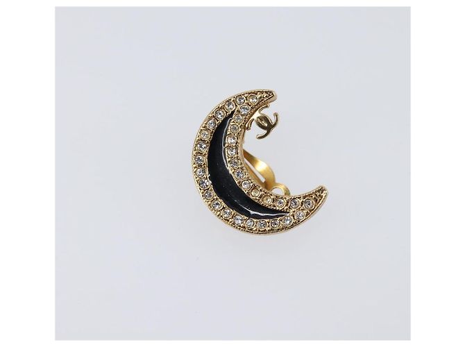 CHANEL Ohrringe Metall Gold Tone CC Auth 203053V - Ansicht 2