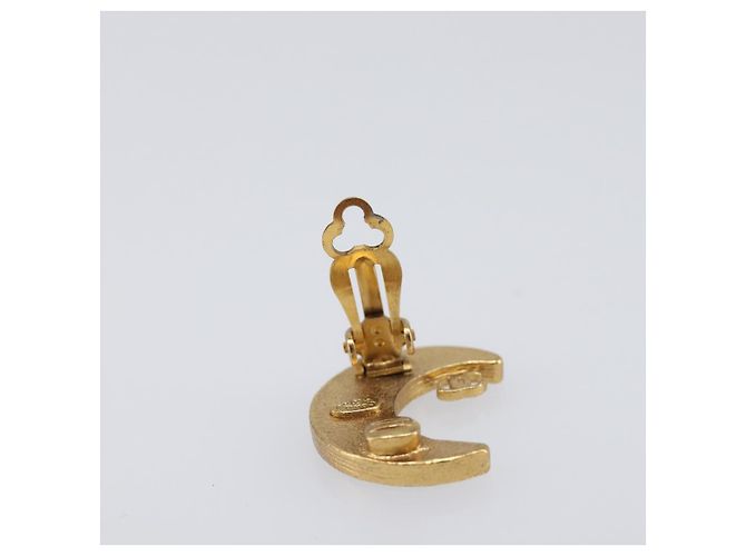 CHANEL Ohrringe Metall Gold Tone CC Auth 203053V - Ansicht 9