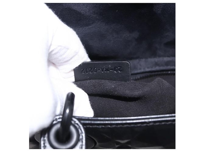 Borsa a mano Christian Dior Canage in pelle 2way Nera Auth ka6141SAV Nero - vista 11