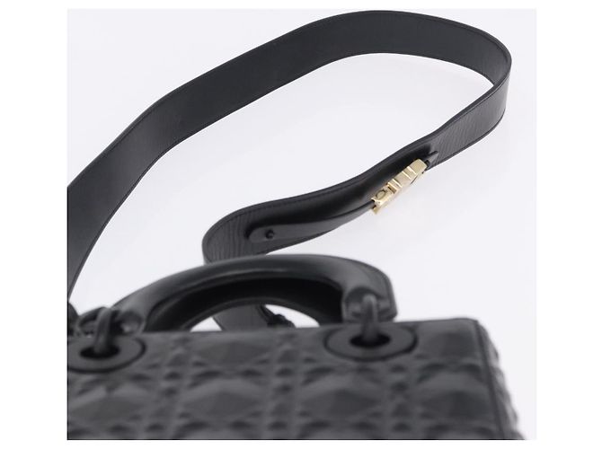 Borsa a mano Christian Dior Canage in pelle 2way Nera Auth ka6141SAV Nero - vista 16