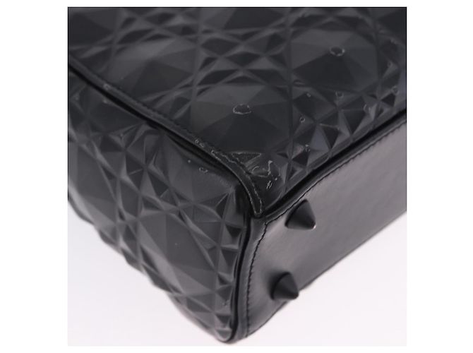 Borsa a mano Christian Dior Canage in pelle 2way Nera Auth ka6141SAV Nero - vista 18