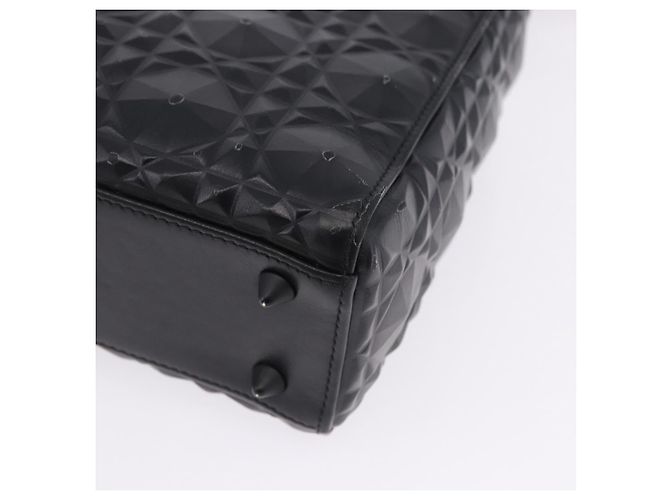 Borsa a mano Christian Dior Canage in pelle 2way Nera Auth ka6141SAV Nero - vista 19