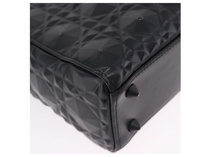 Borsa a mano Christian Dior Canage in pelle 2way Nera Auth ka6141SAV Nero - vista 20