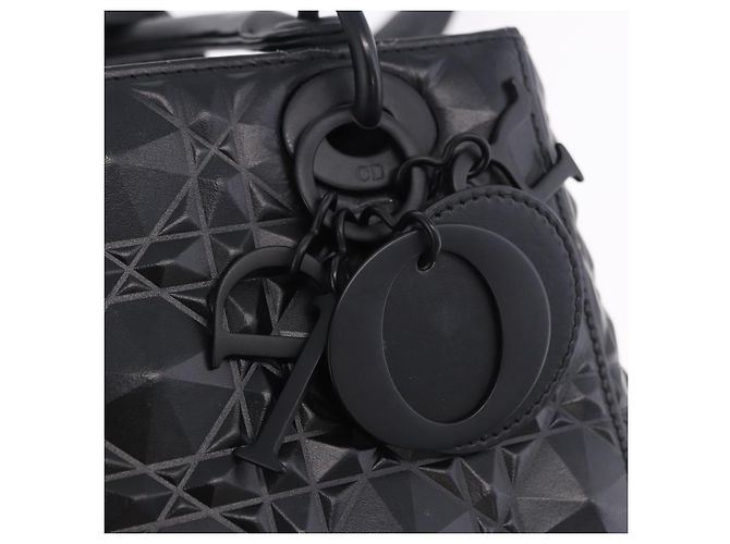 Borsa a mano Christian Dior Canage in pelle 2way Nera Auth ka6141SAV Nero - vista 22