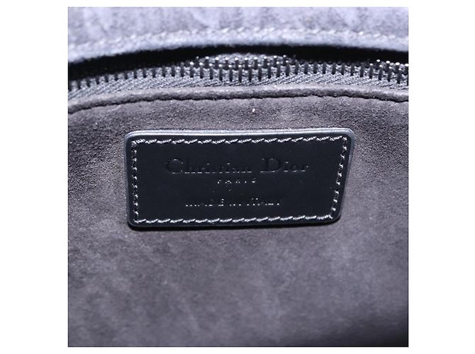 Borsa a mano Christian Dior Canage in pelle 2way Nera Auth ka6141SAV Nero - vista 24