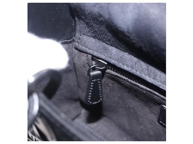 Borsa a mano Christian Dior Canage in pelle 2way Nera Auth ka6141SAV Nero - vista 27