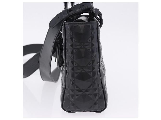 Borsa a mano Christian Dior Canage in pelle 2way Nera Auth ka6141SAV Nero - vista 3