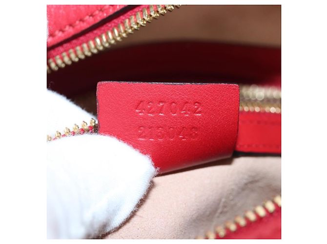 Zaino GUCCI GG Supreme Web Sherry Line PVC Beige Gold 427042 Auth 200331M D'oro - vista 11
