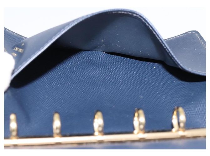 LOUIS VUITTON Monogram Mini Agenda PM Day Planner Cover Blue R20910 Auth BA15743 Azul - vista 10