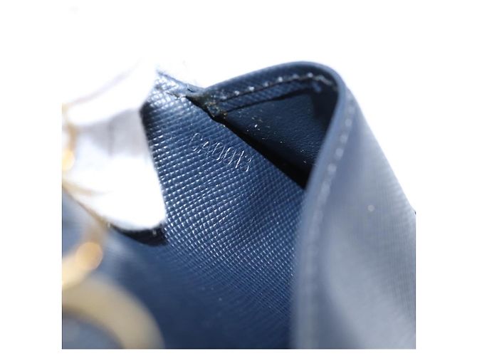 LOUIS VUITTON Monogram Mini Agenda PM Day Planner Cover Blue R20910 Auth BA15743 Azul - vista 11