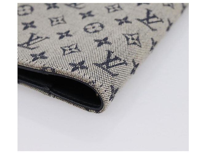 LOUIS VUITTON Monogram Mini Agenda PM Day Planner Cover Blue R20910 Auth BA15743 Azul - vista 15
