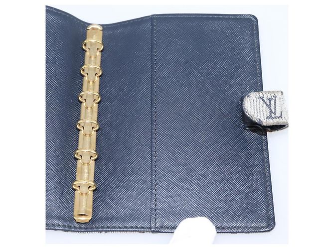 LOUIS VUITTON Monogram Mini Agenda PM Day Planner Cover Blue R20910 Auth BA15743 Azul - vista 19