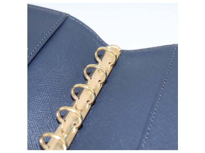 LOUIS VUITTON Monogram Mini Agenda PM Day Planner Cover Blue R20910 Auth BA15743 Azul - vista 20
