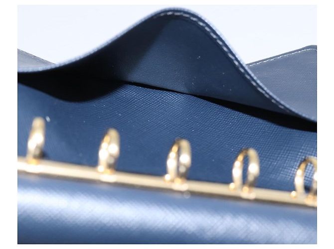 LOUIS VUITTON Monogram Mini Agenda PM Day Planner Cover Blue R20910 Auth BA15743 Azul - vista 22