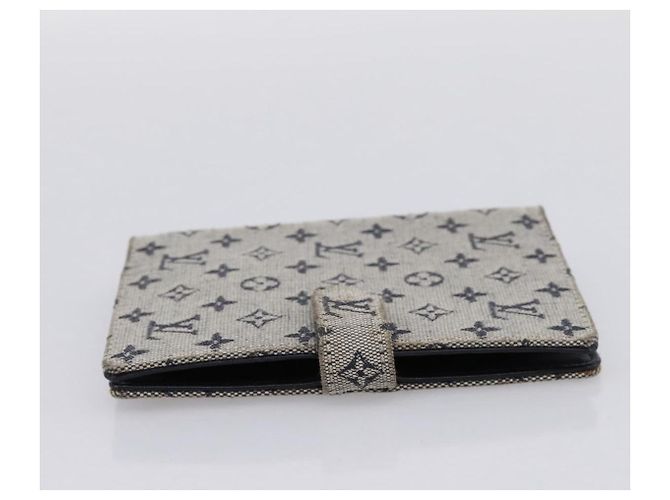 LOUIS VUITTON Monogram Mini Agenda PM Day Planner Cover Blue R20910 Auth BA15743 Azul - vista 3
