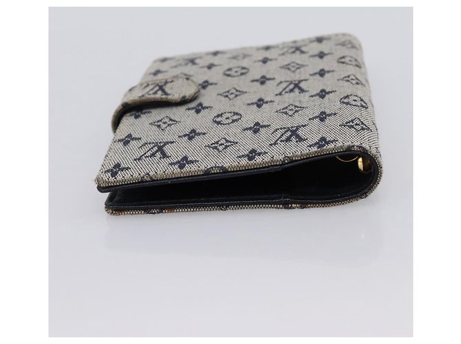 LOUIS VUITTON Monogram Mini Agenda PM Day Planner Cover Blue R20910 Auth BA15743 Azul - vista 5