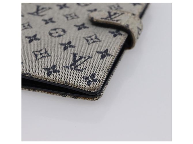 LOUIS VUITTON Monogram Mini Agenda PM Day Planner Cover Blue R20910 Auth BA15743 Azul - vista 7