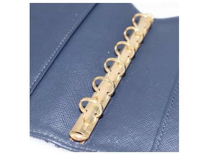LOUIS VUITTON Monogram Mini Agenda PM Day Planner Cover Blue R20910 Auth BA15743 Azul - vista 9