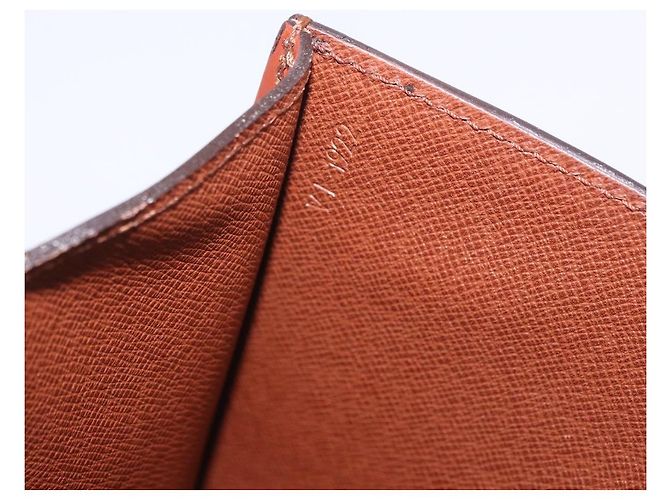 Borsa a mano LOUIS VUITTON Epi Monceau 28 Brown M52123 LV Auth BA15652 Marrone - vista 11