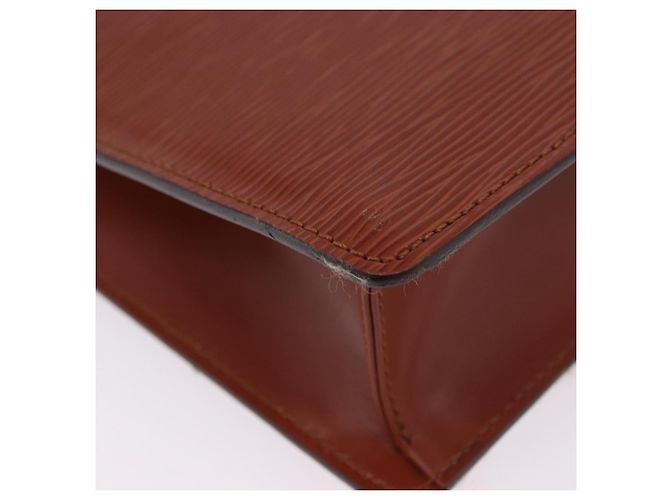 Borsa a mano LOUIS VUITTON Epi Monceau 28 Brown M52123 LV Auth BA15652 Marrone - vista 20