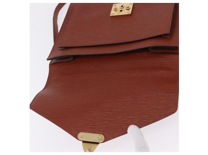 Borsa a mano LOUIS VUITTON Epi Monceau 28 Brown M52123 LV Auth BA15652 Marrone - vista 24