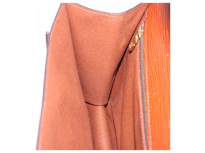 Borsa a mano LOUIS VUITTON Epi Monceau 28 Brown M52123 LV Auth BA15652 Marrone - vista 31