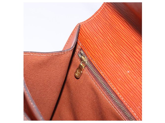 Borsa a mano LOUIS VUITTON Epi Monceau 28 Brown M52123 LV Auth BA15652 Marrone - vista 32