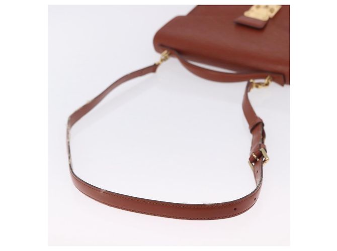 Borsa a mano LOUIS VUITTON Epi Monceau 28 Brown M52123 LV Auth BA15652 Marrone - vista 7