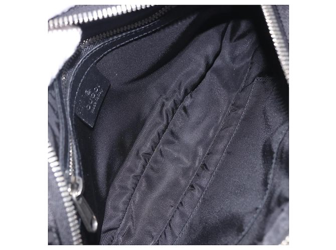 Borsello da Vita GUCCI GG Canvas Off The Grid Nero Argento 631341 Auth 203130A - vista 11