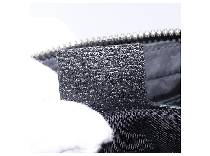 Borsello da Vita GUCCI GG Canvas Off The Grid Nero Argento 631341 Auth 203130A - vista 12